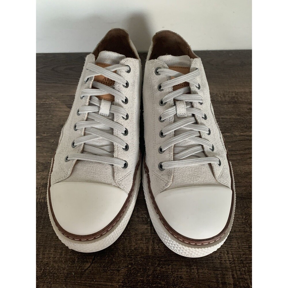 Allen Edmonds "PASADENA" Suede Dress Sneakers Men's Shoes Size 8.5 D Off White - Picture 2 of 11